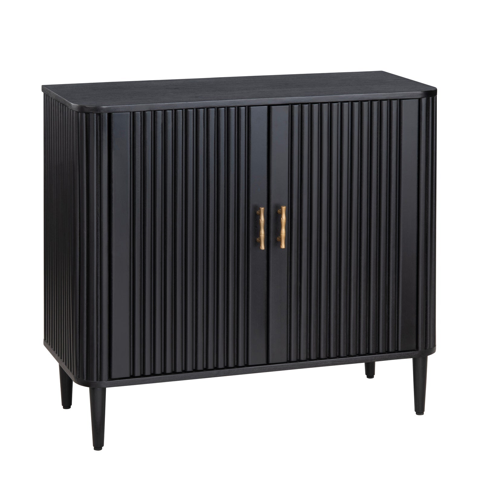 Crestview Collection Camden Black Two Door Cabinet - Image 2