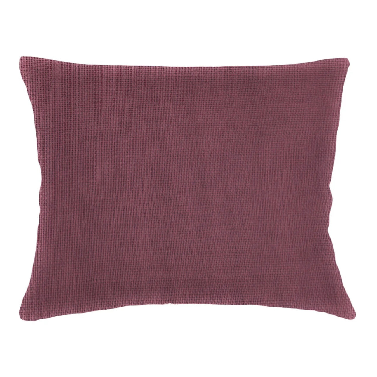 Anaya Home So Soft Linen Maroon Dutch Euro Pillow 28x36 With Down Insert - Image 1