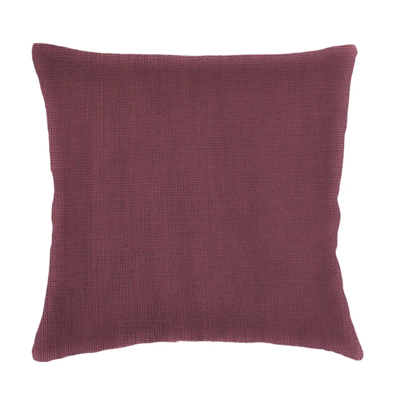 Anaya Home So Soft Linen Maroon Euro Pillow 26x26 With Down Insert - Image 1