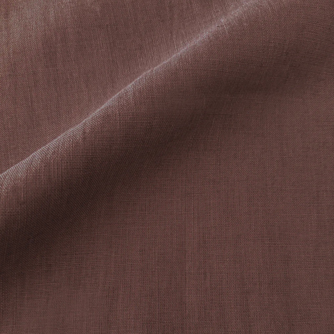 Anaya Home So Soft Linen Chestnut Brown Euro Pillow 26x26 With Down Insert - Image 2