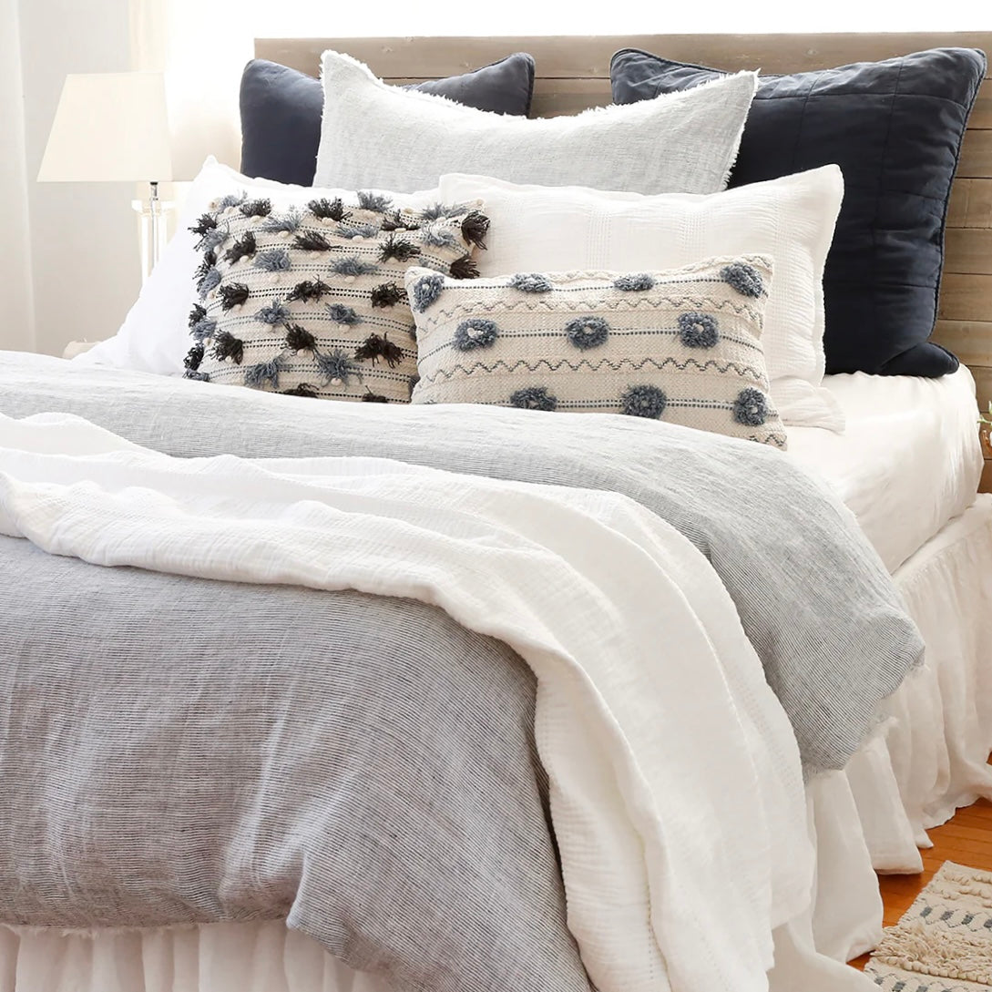 Pom Pom at Home Pippa Hand Woven Pillow with Insert  ~ 20 x 20 - Image 1