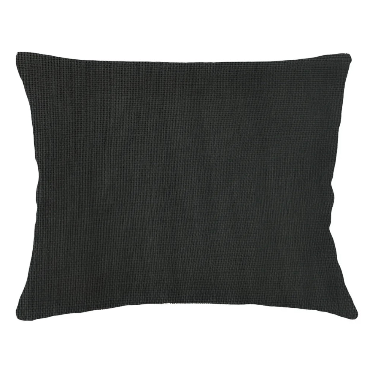 Anaya Home So Soft Linen Black Dutch Euro Pillow 28×36 With Down Insert