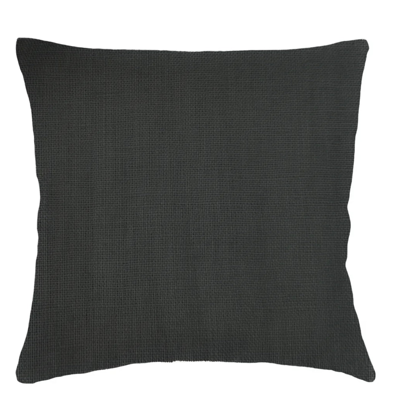 Anaya Home So Soft Linen Black Dutch Euro Pillow 26 x26 With Down Insert