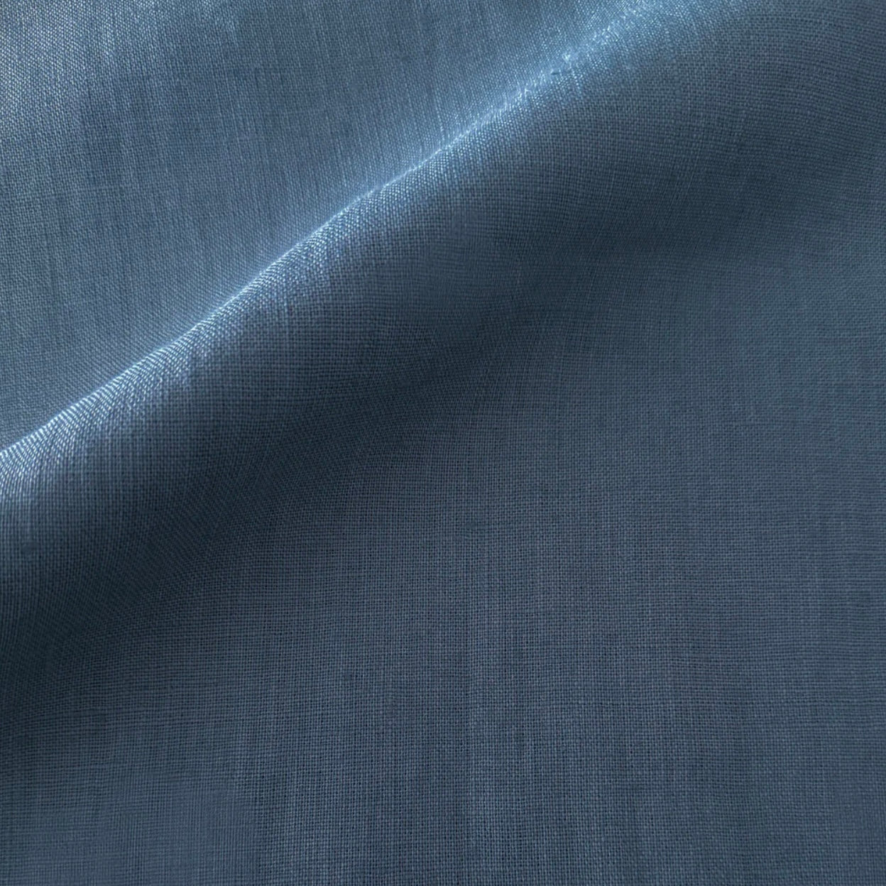Anaya Home So Soft Linen Marine Blue Dutch Euro Pillow 26 x26 With Down Insert - Image 2