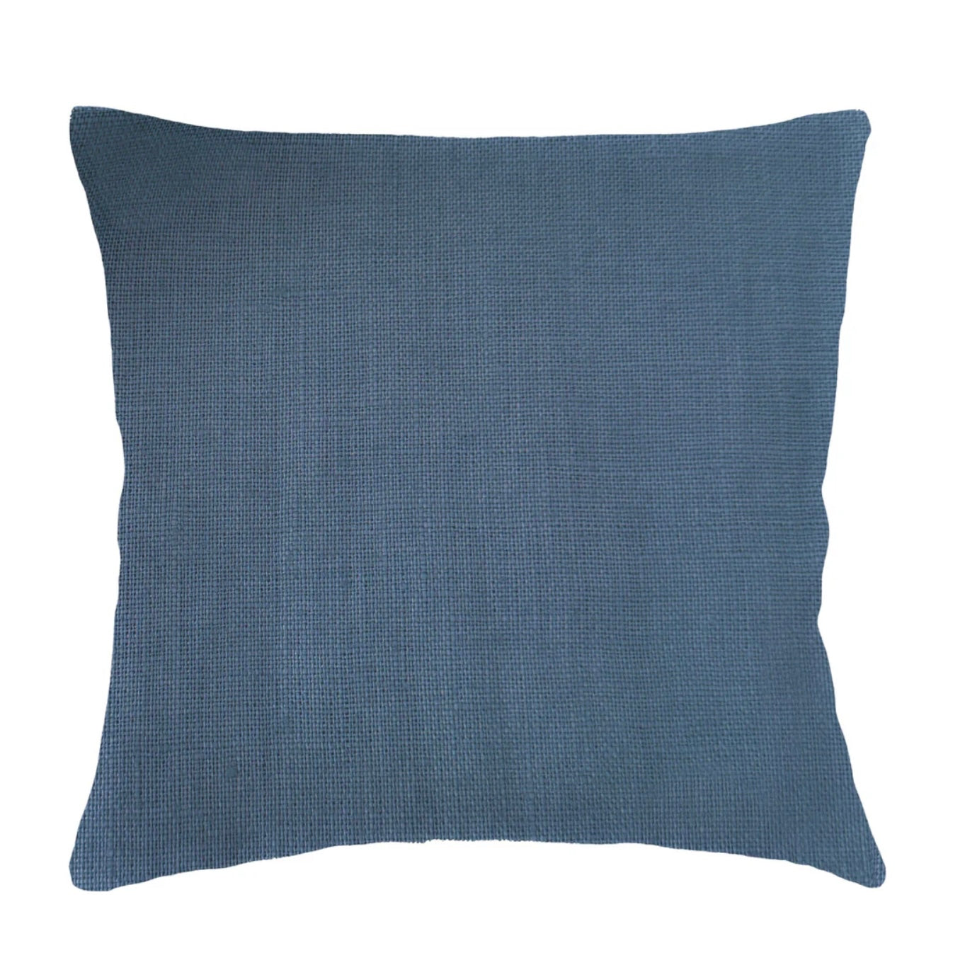 Anaya Home So Soft Linen Marine Blue Dutch Euro Pillow 26 x26 With Down Insert - Image 1