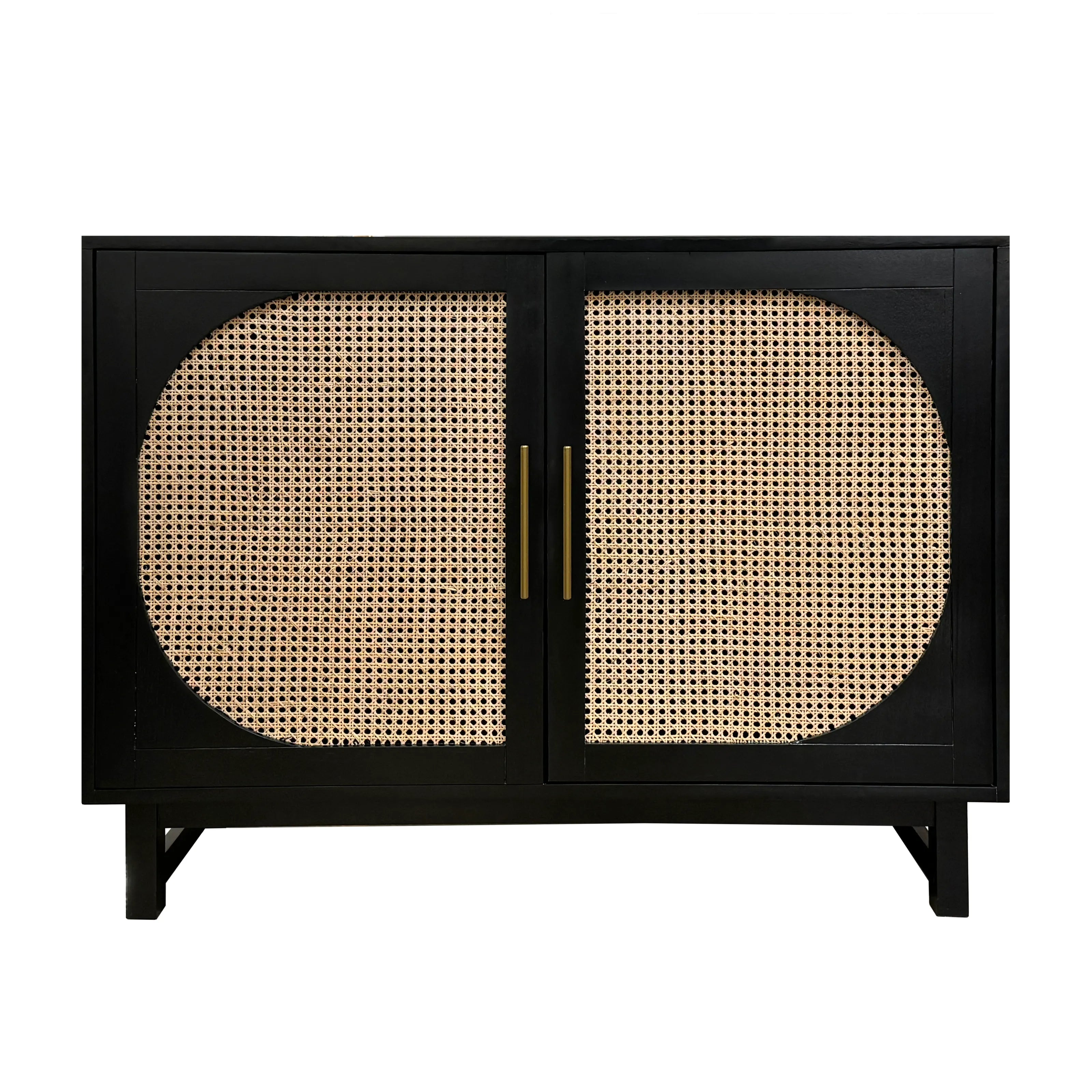Crestview Collection Indi Natural Wood Two Door Cabinet - Image 1