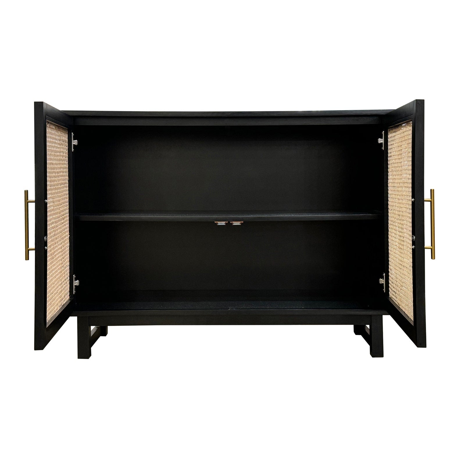 Crestview Collection Indi Natural Wood Two Door Cabinet - Image 2