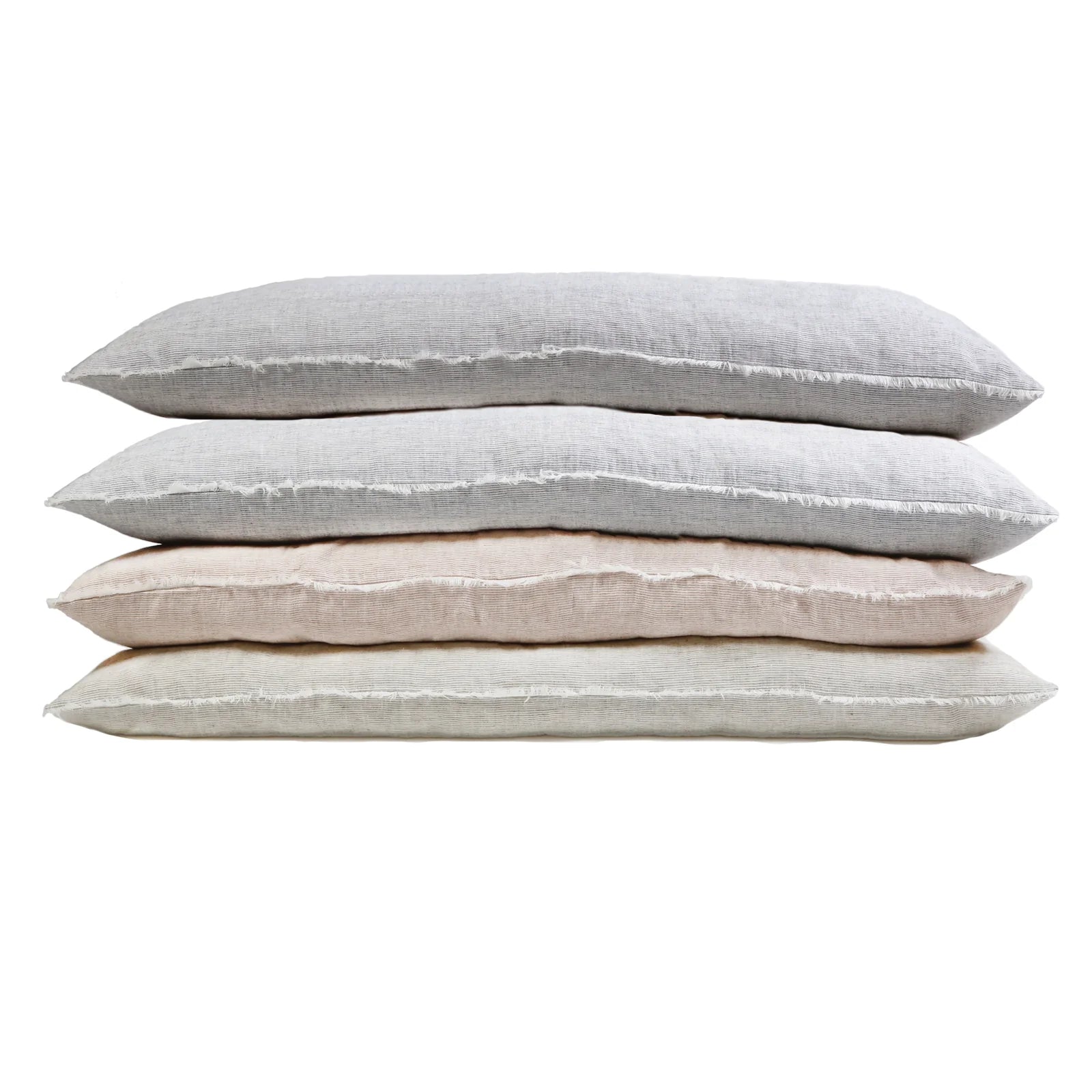Pom Pom at Home Logan Linen Body Pillow with Insert ~ 18 x 60 ~ Available in 4 Colors - Image 1
