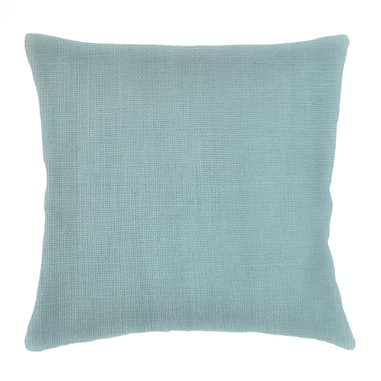 Anaya Home So Soft Linen Mist Blue Pillow 20x20 With Down Insert - Image 1