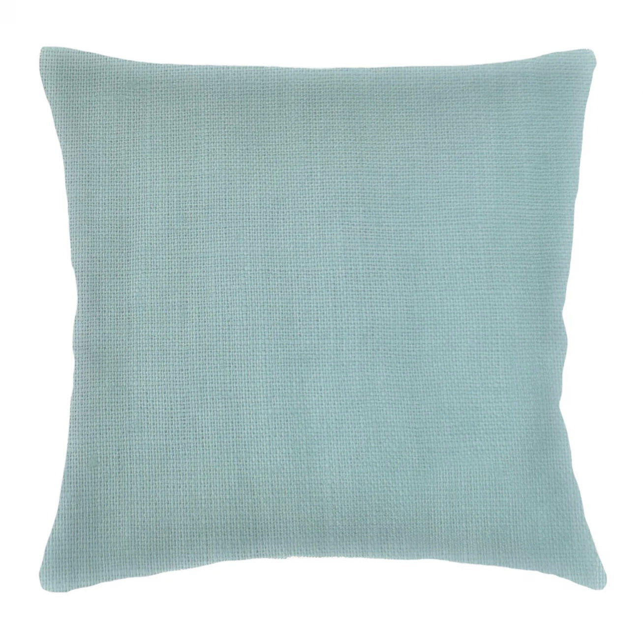 Anaya Home So Soft Linen Mist Blue Dutch Euro Pillow 26 x26 With Down Insert - Image 1