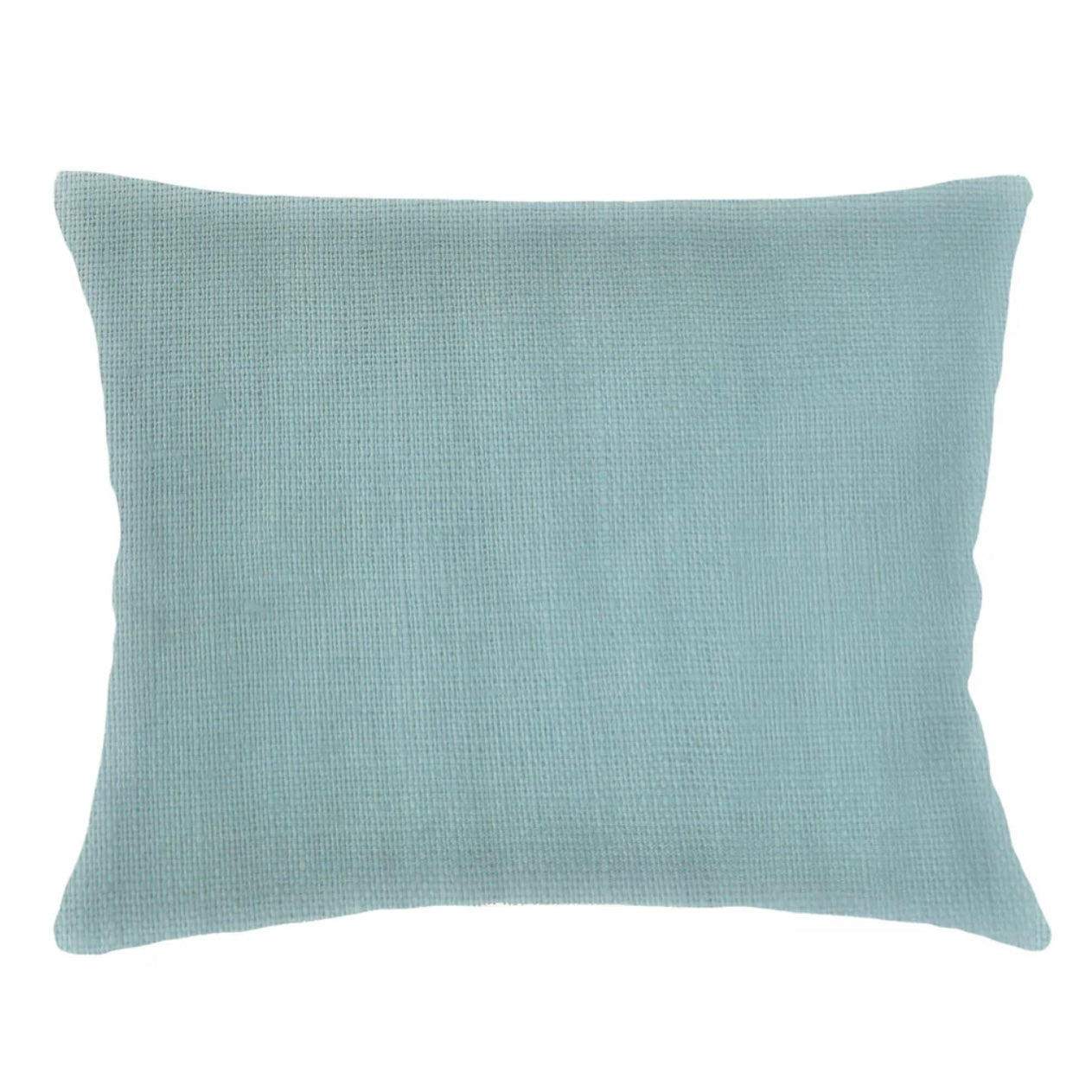 Anaya Home So Soft Linen Mist Blue Dutch Euro Pillow 28x36 With Down Insert - Image 1
