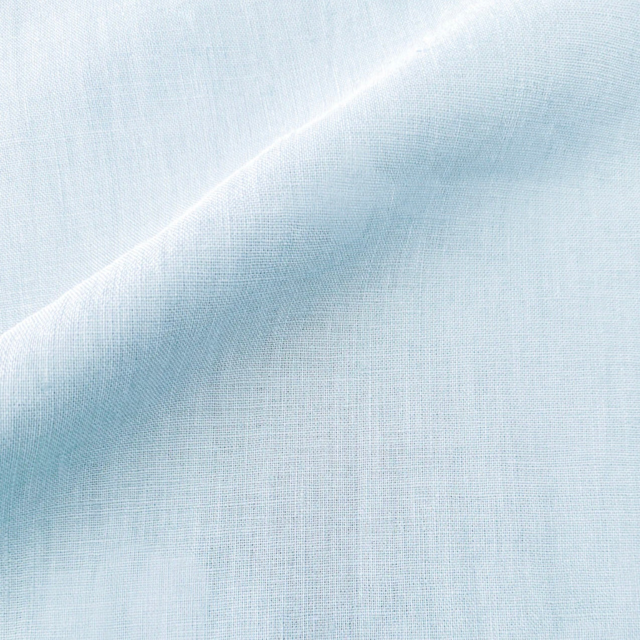 Anaya Home So Soft Linen Sky Blue Lumbar Pillow 14x40 With Down Insert - Image 2