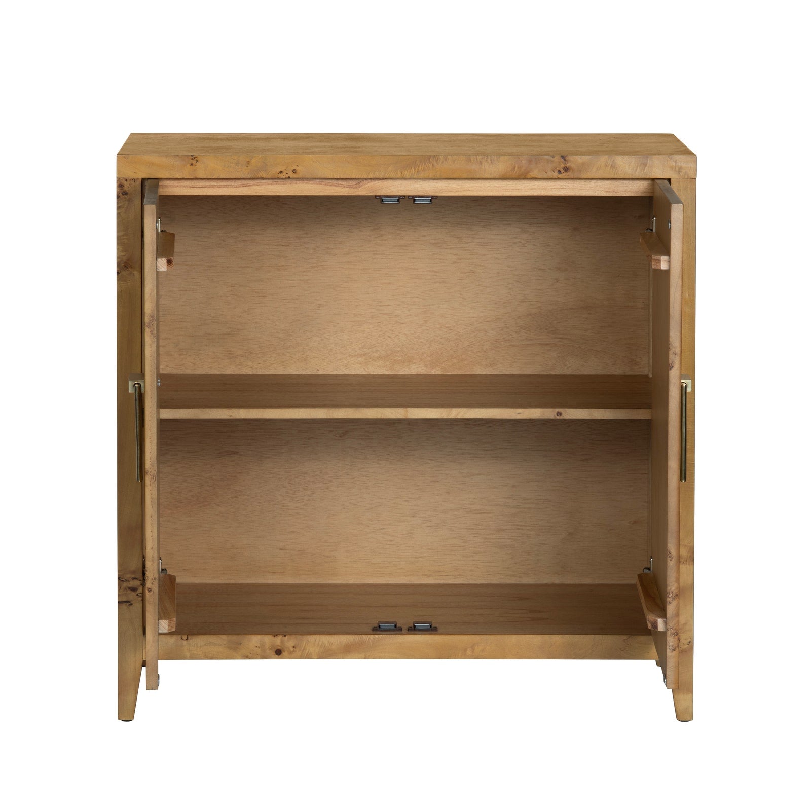 Crestview Collection Richmond Burl Wood 2- Door Cabinet - Image 3
