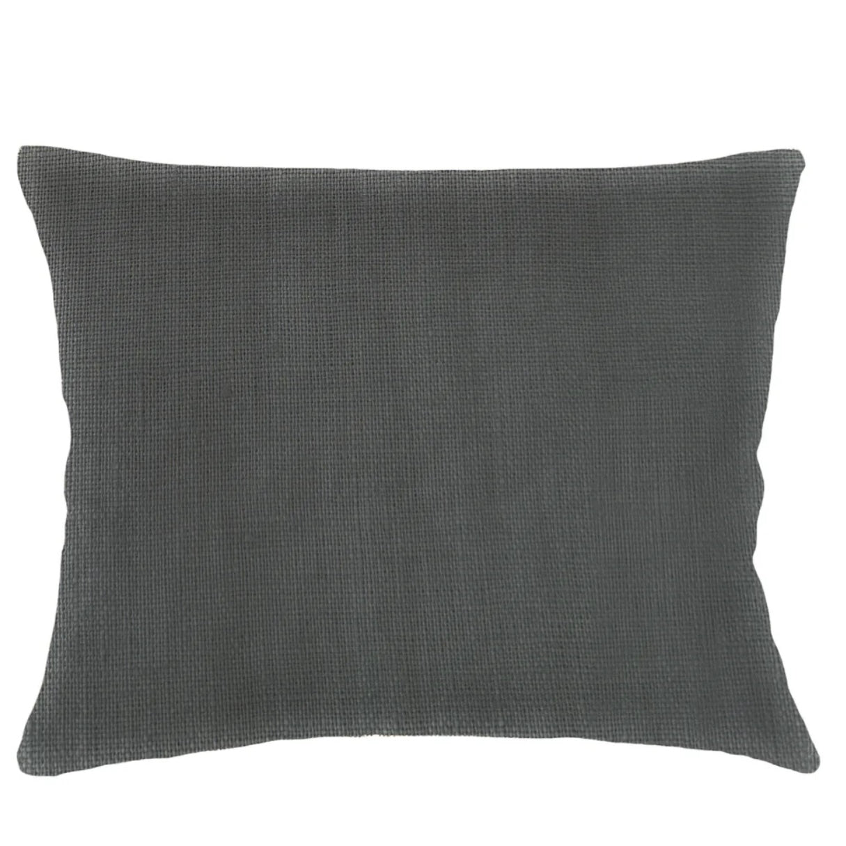 Anaya Home So Soft Linen Antique Grey Dutch Euro Pillow 28×36 With Down Insert
