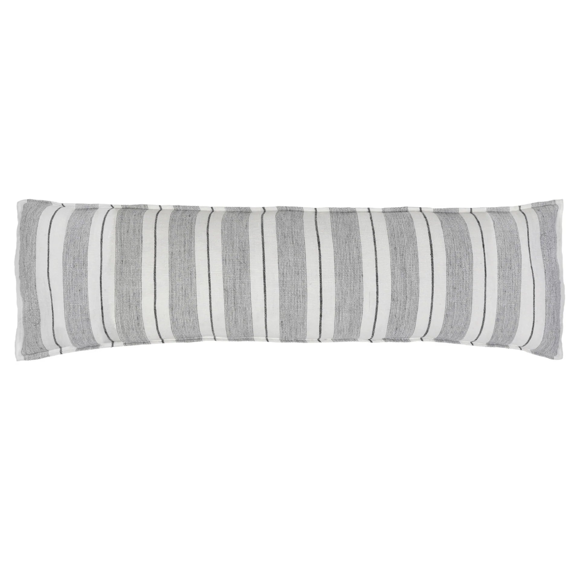Pom Pom at Home Laguna Striped Linen Body Pillow with Insert ~ 18 x 60 ~ Available in 2 Colors - Image 2
