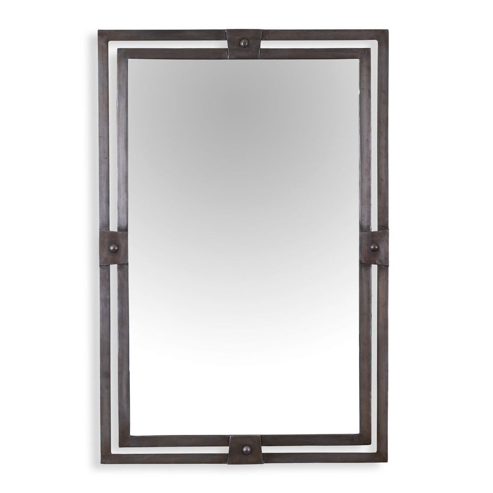 Casa Bella Living Dual Iron Framed Mirror - Image 2