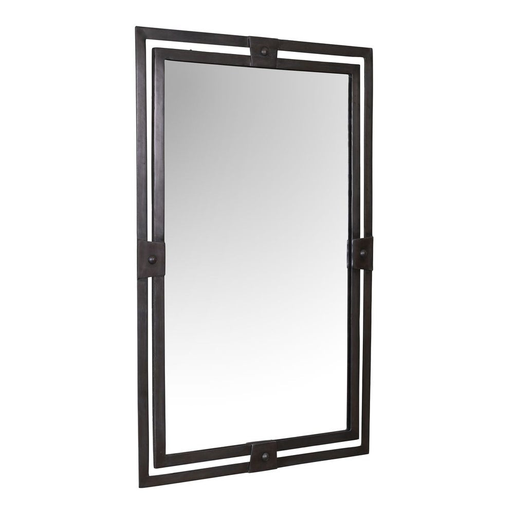 Casa Bella Living Dual Iron Framed Mirror - Image 3