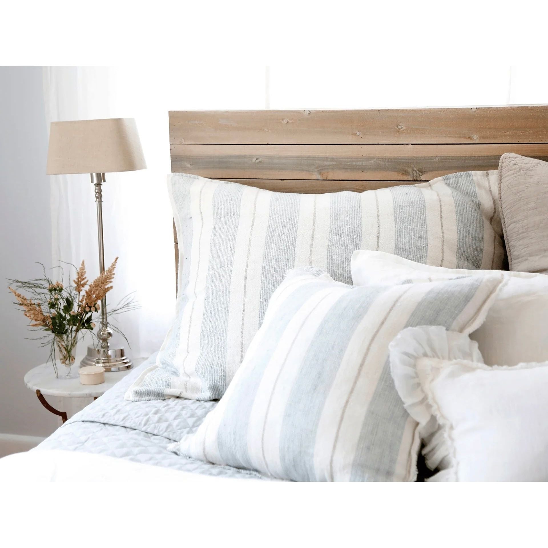 Pom Pom at Home Laguna Striped Linen Big Pillow with Insert ~ 28 x 36 ~ Available in 2 Colors - Image 2