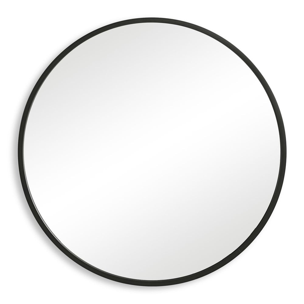 Casa Bella Living Perfect Matte Black Round Mirror - Image 2
