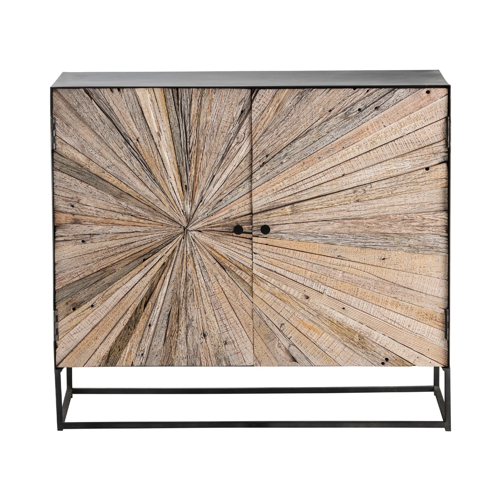 Crestview Collection Bazemore Aged Wood Cabinet - Image 2