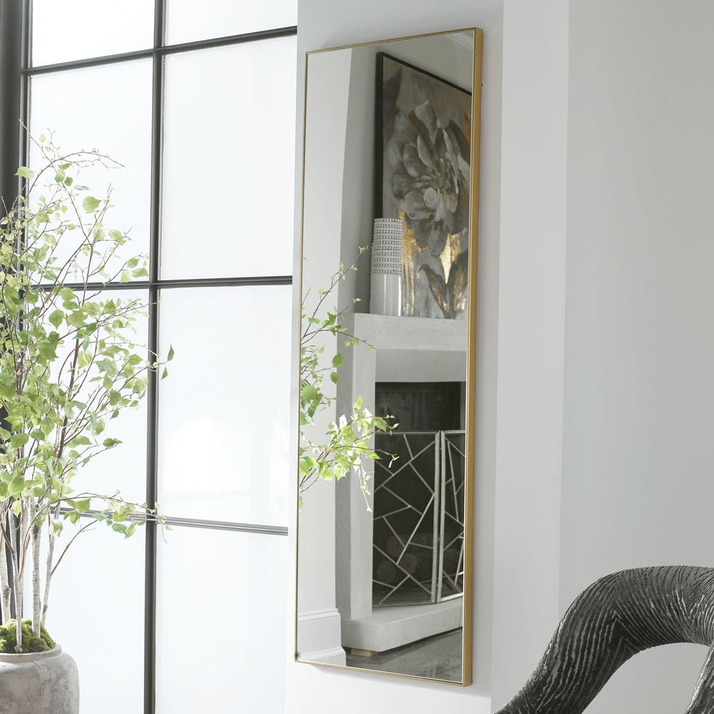 Casa Bella Living Thin Gold Framed Mirror - Image 2
