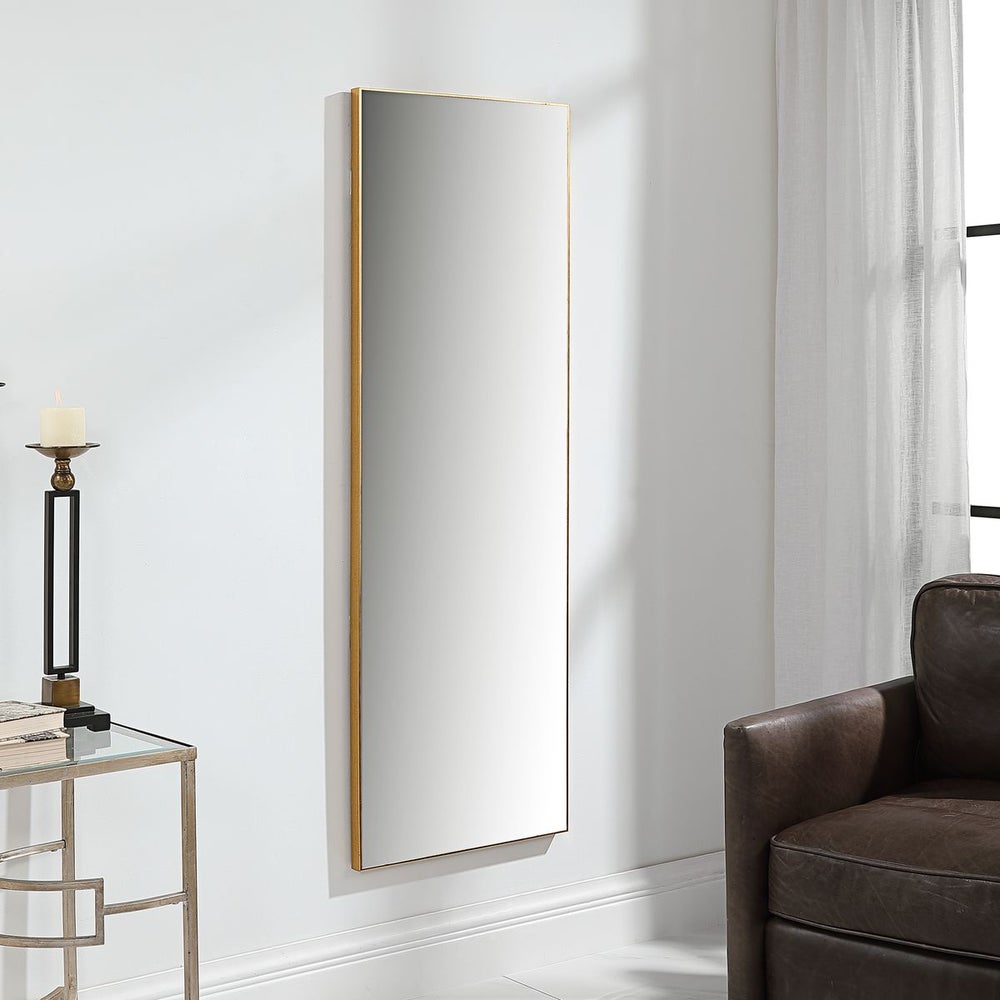 Casa Bella Living Thin Gold Framed Mirror - Image 3