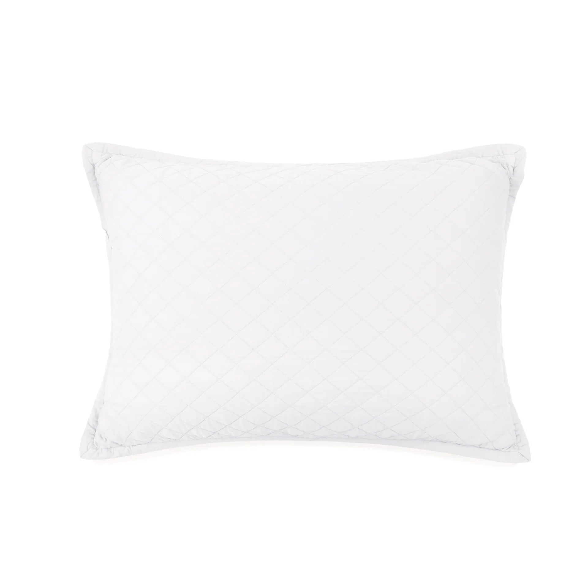 Pom Pom at Home Monaco White Bamboo Sateen Big Pillow with Insert  ~ 28 x 36 - Image 2