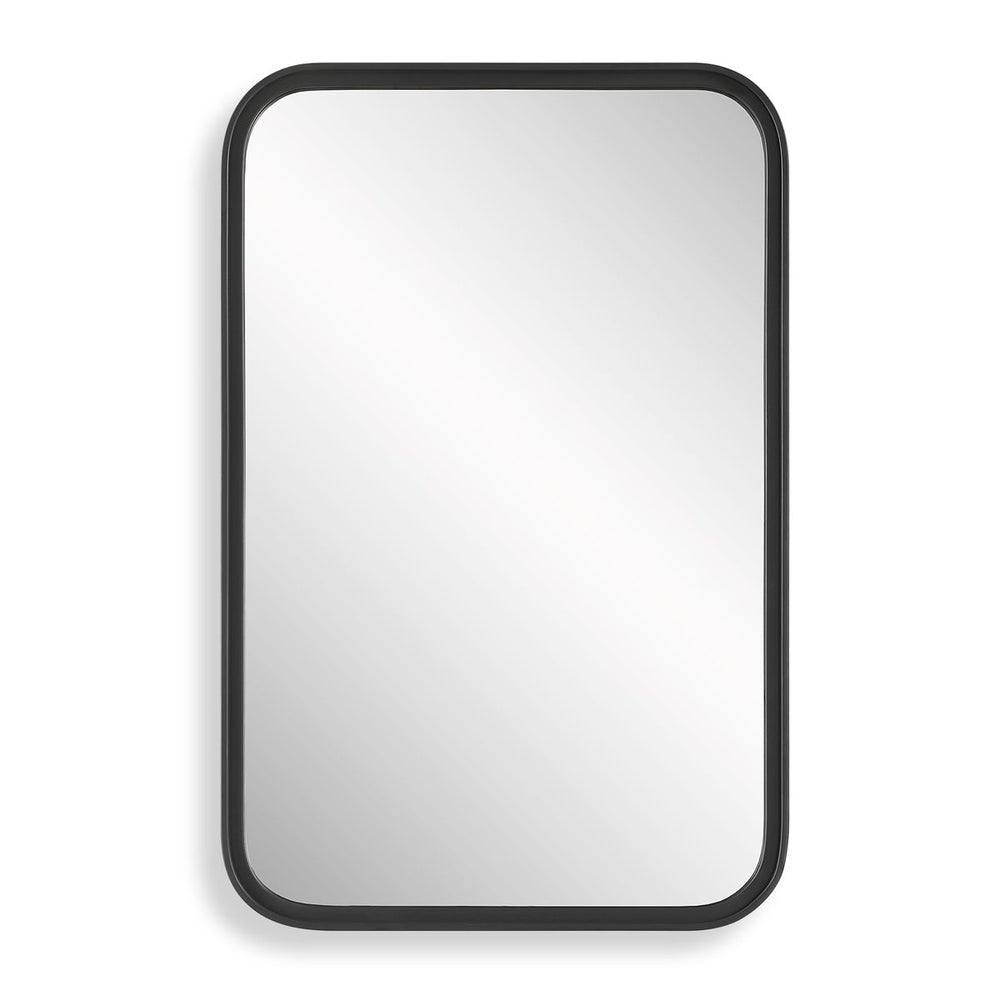 Casa Bella Living Rectangular Rounded Corners Bold Matte BlackMirror - Image 3
