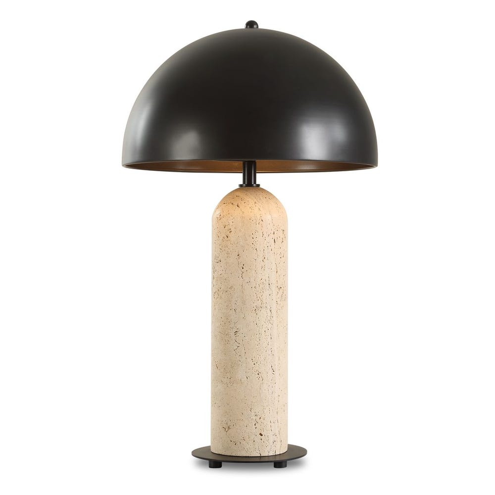 Uttermost Tanaka Honed Travertine Table Lamp ~ Indoor & Outdoor Use - Image 3