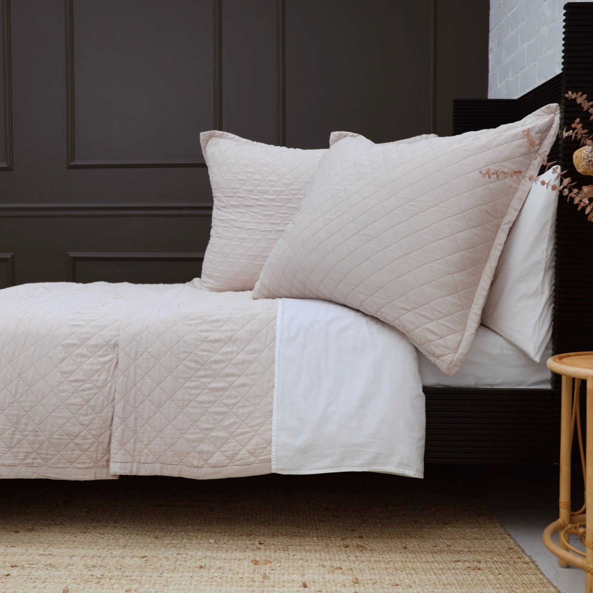 Pom Pom at Home Monaco Sand Bamboo Sateen Big Pillow with Insert  ~ 28 x 36 - Image 1