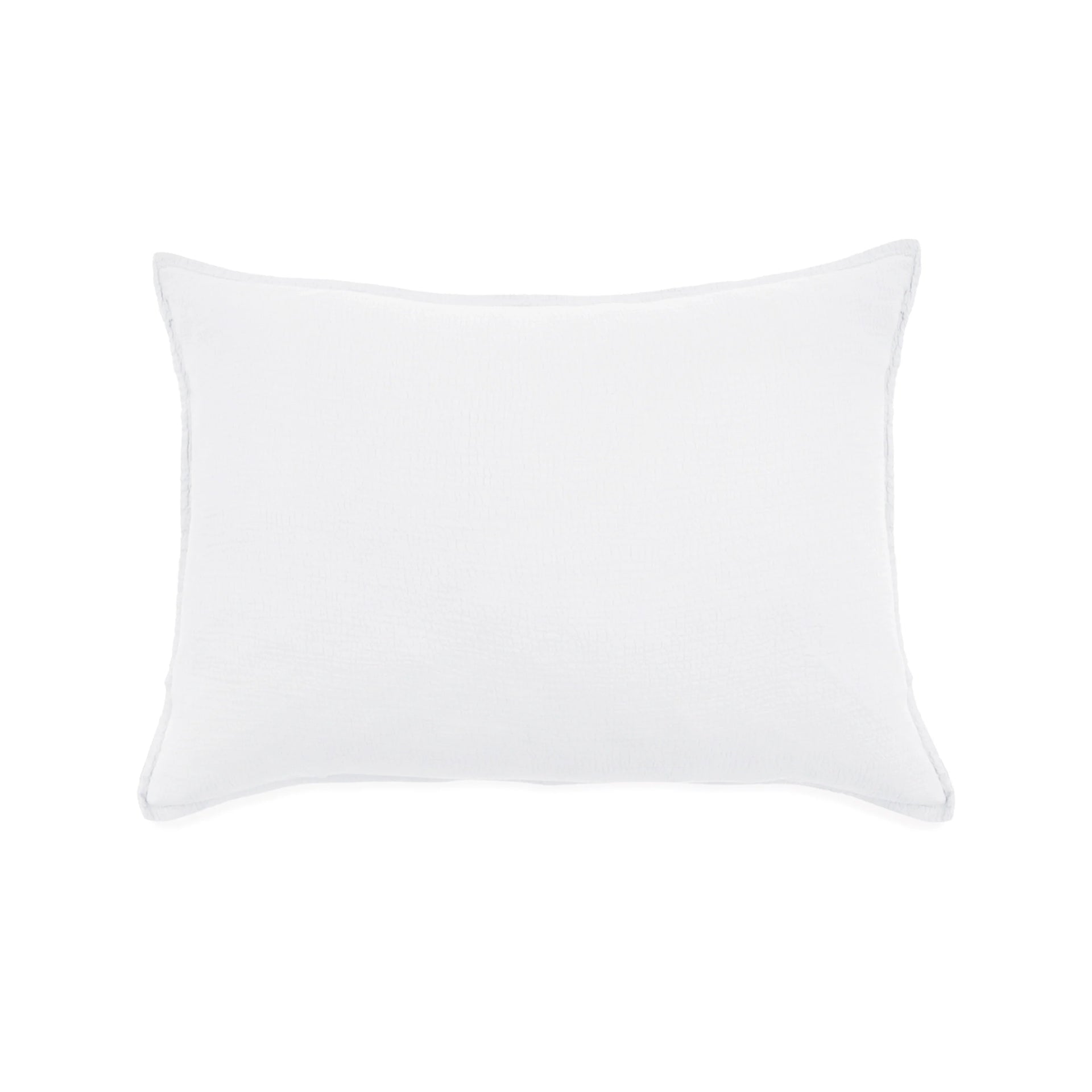 Pom Pom at Home Waverly White Big Pillow with Insert  ~ 28 x 36 - Image 2