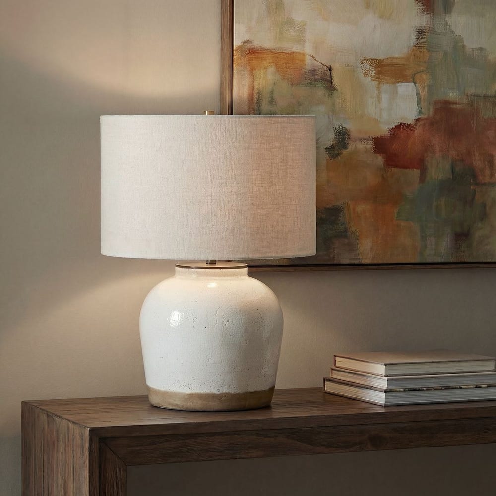 Uttermost Jarret Rustic Weathered Table Lamp - Image 1