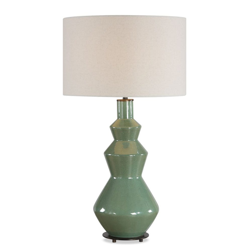 Uttermost Kitley Sage Green Glazed Table Lamp - Image 2