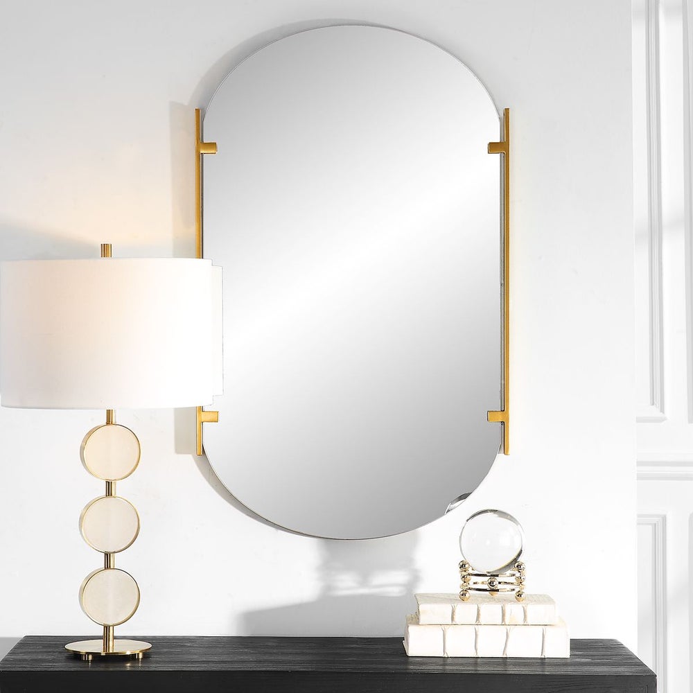 Casa Bella Living Modern Soft Gold Mirror - Image 2