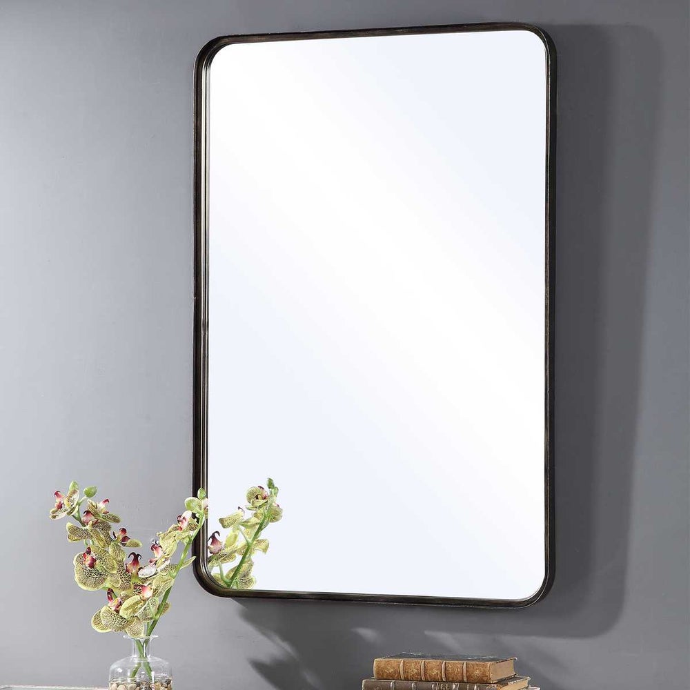 Casa Bella Living Rounded Corners Dark Bronze Mirror - Image 2