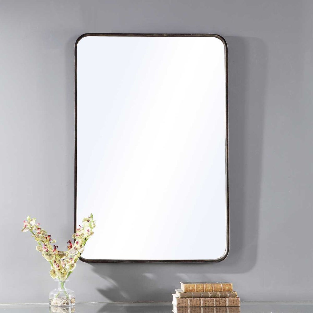 Casa Bella Living Rounded Corners Dark Bronze Mirror - Image 3