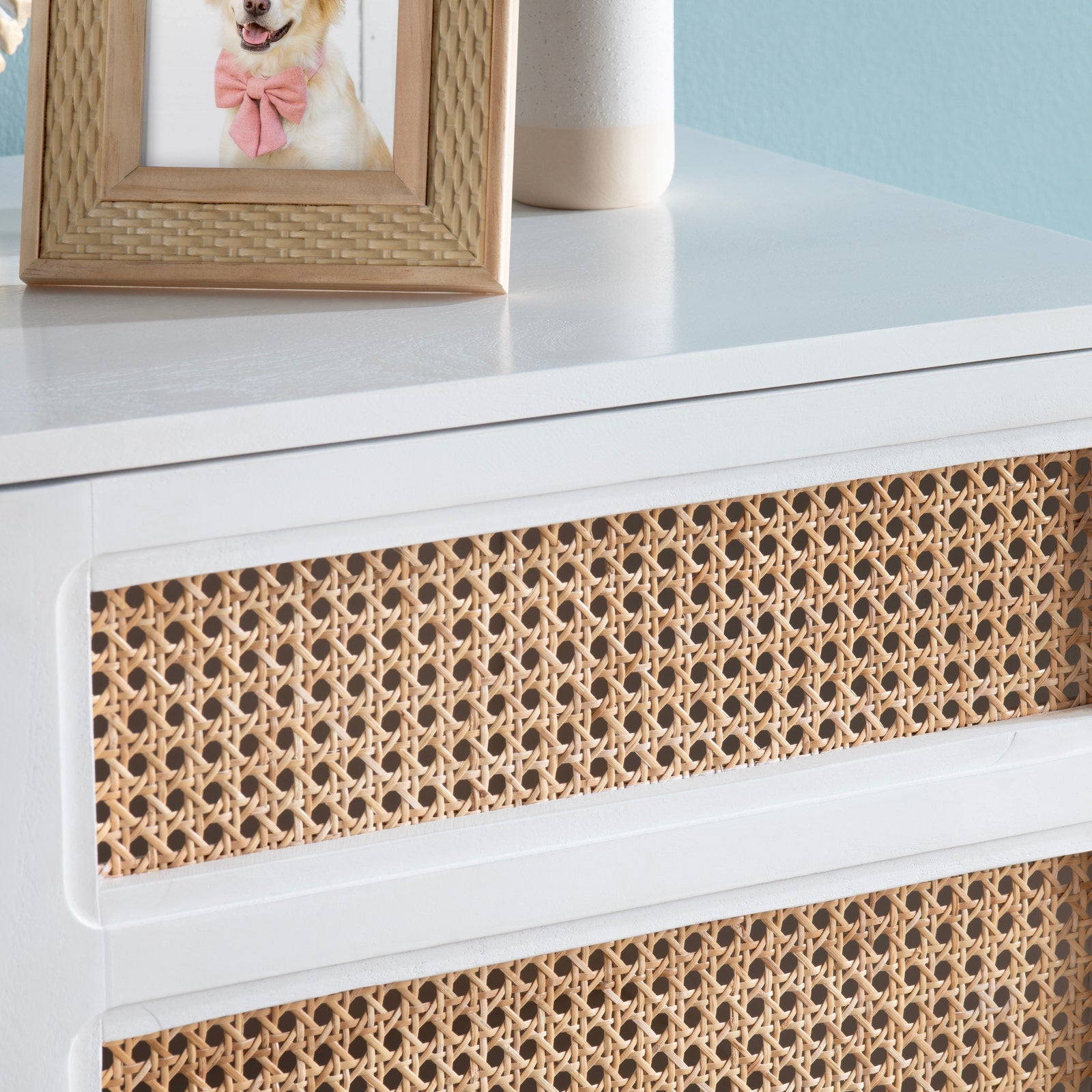 Crestview Collection Biscayne White Coastal Cabinet - Image 2