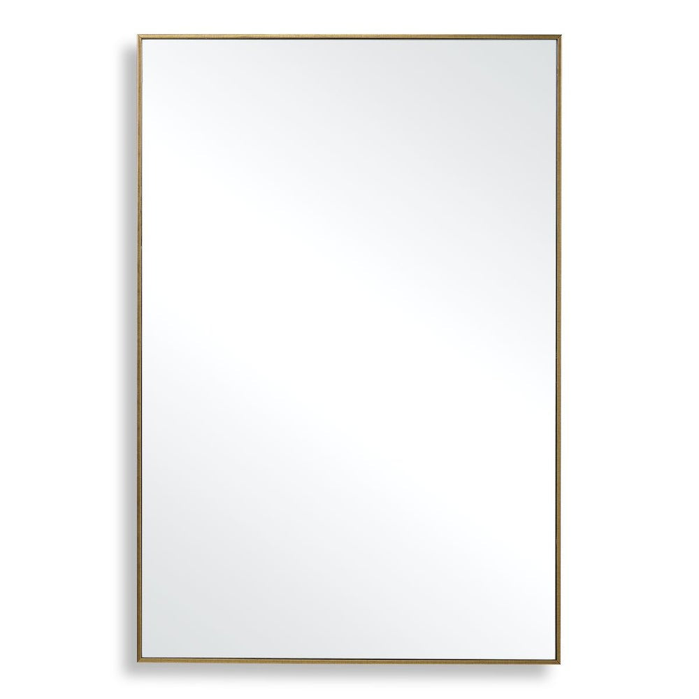 Casa Bella Living Thin Gold Framed Rectangular Mirror - Image 3