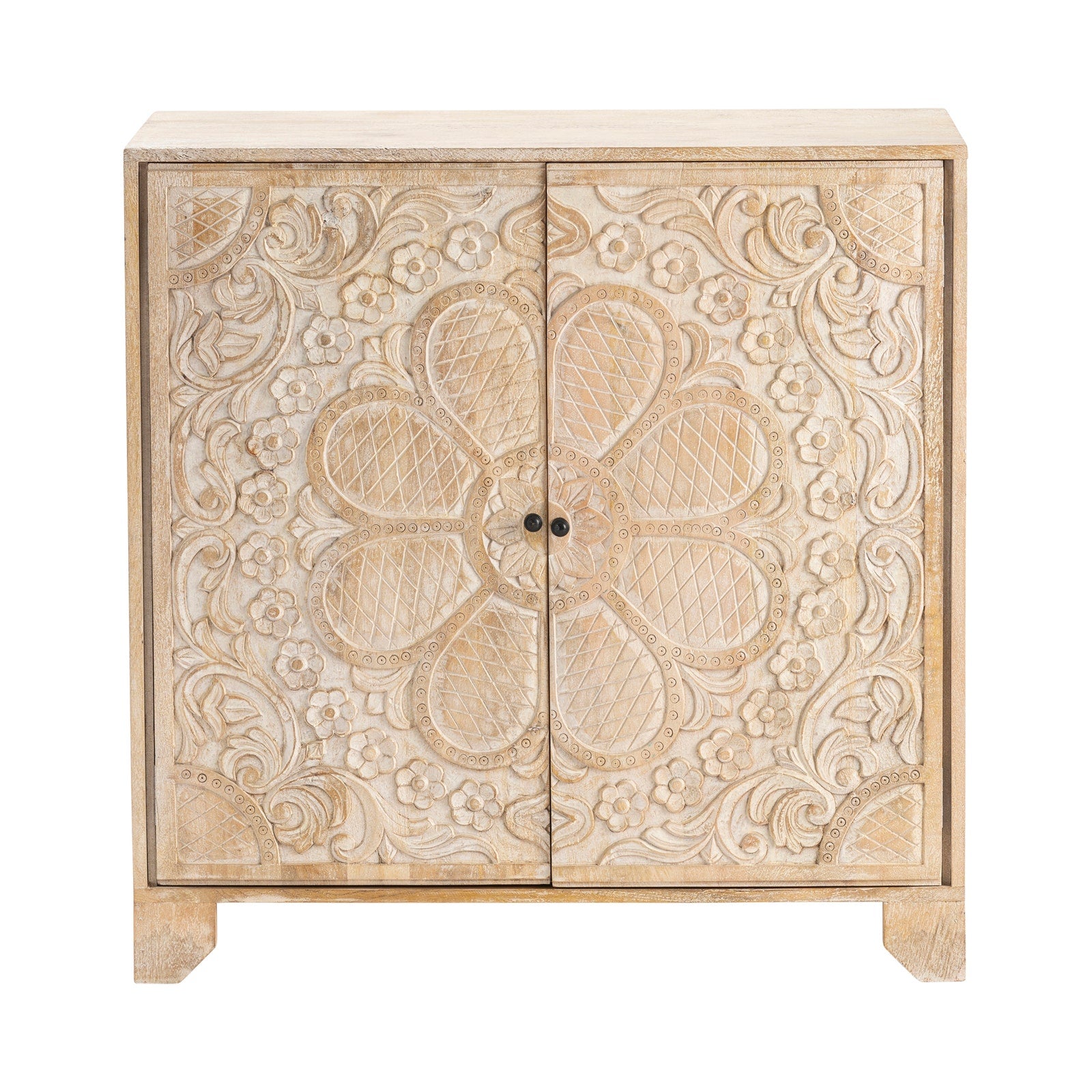 Crestview Collection Meadow Floral Coastal Cabinet - Image 2