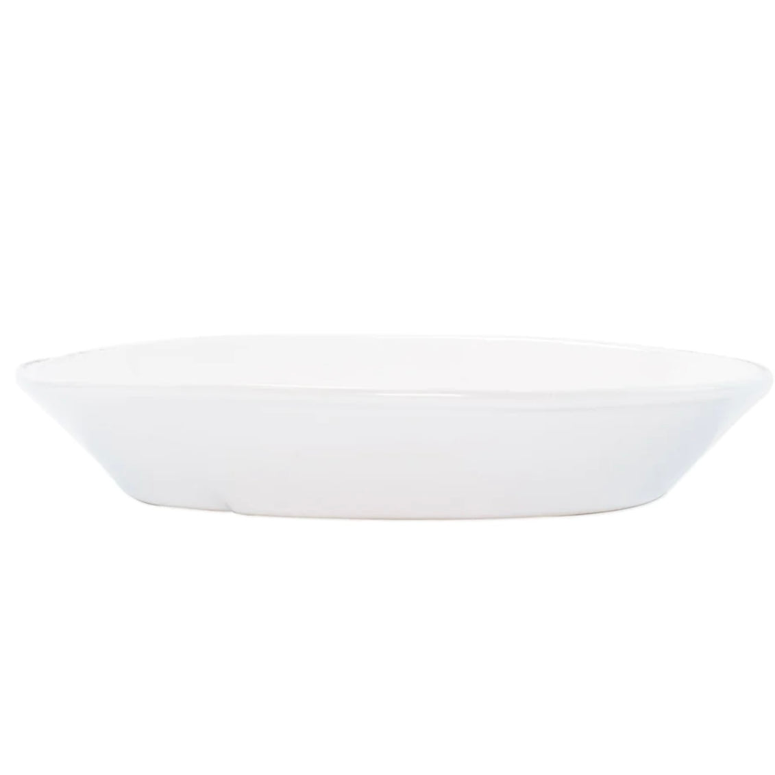 Vietri Lastra White Small Oval Baker ~ Handcrafted Italian Stoneware - Image 2