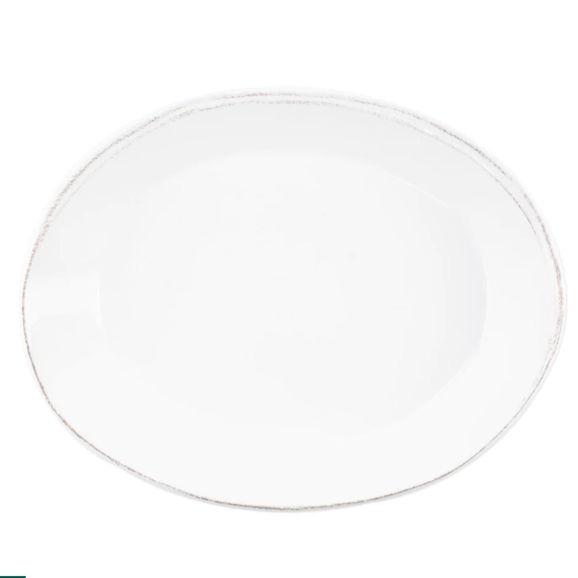 Vietri Lastra White Small Oval Baker ~ Handcrafted Italian Stoneware - Image 3