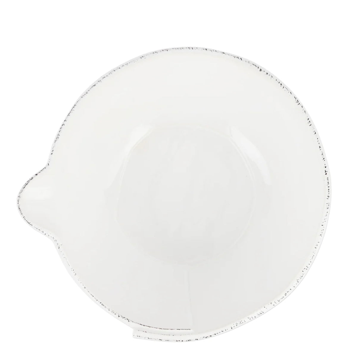 Vietri Lastra White Medium Mixing Bowl  ~ Handcrafted Italian Stoneware - Image 2