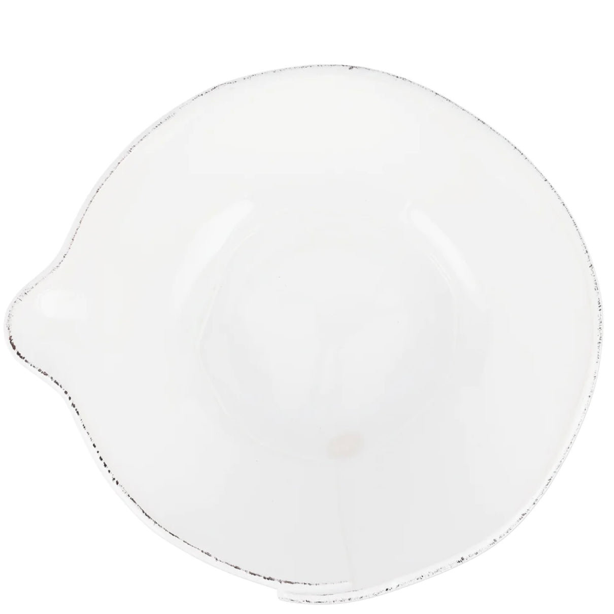 Vietri Lastra White Large Mixing Bowl  ~ Handcrafted Italian Stoneware - Image 2
