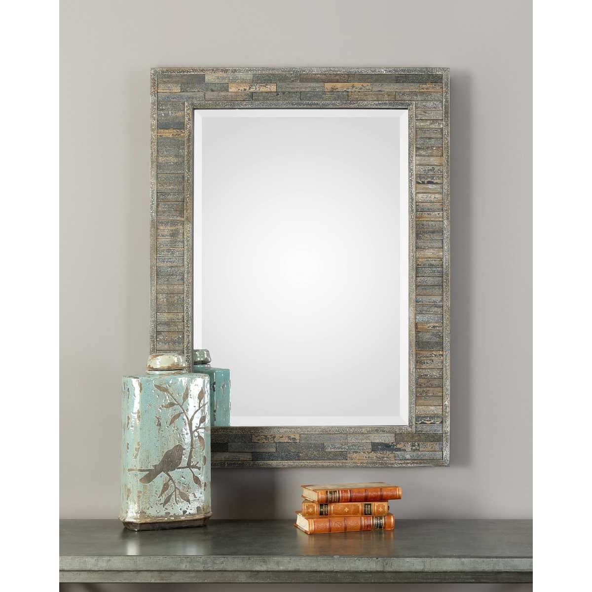 Casa Bella Living Weathered Pine Framed Mirrors - Image 2