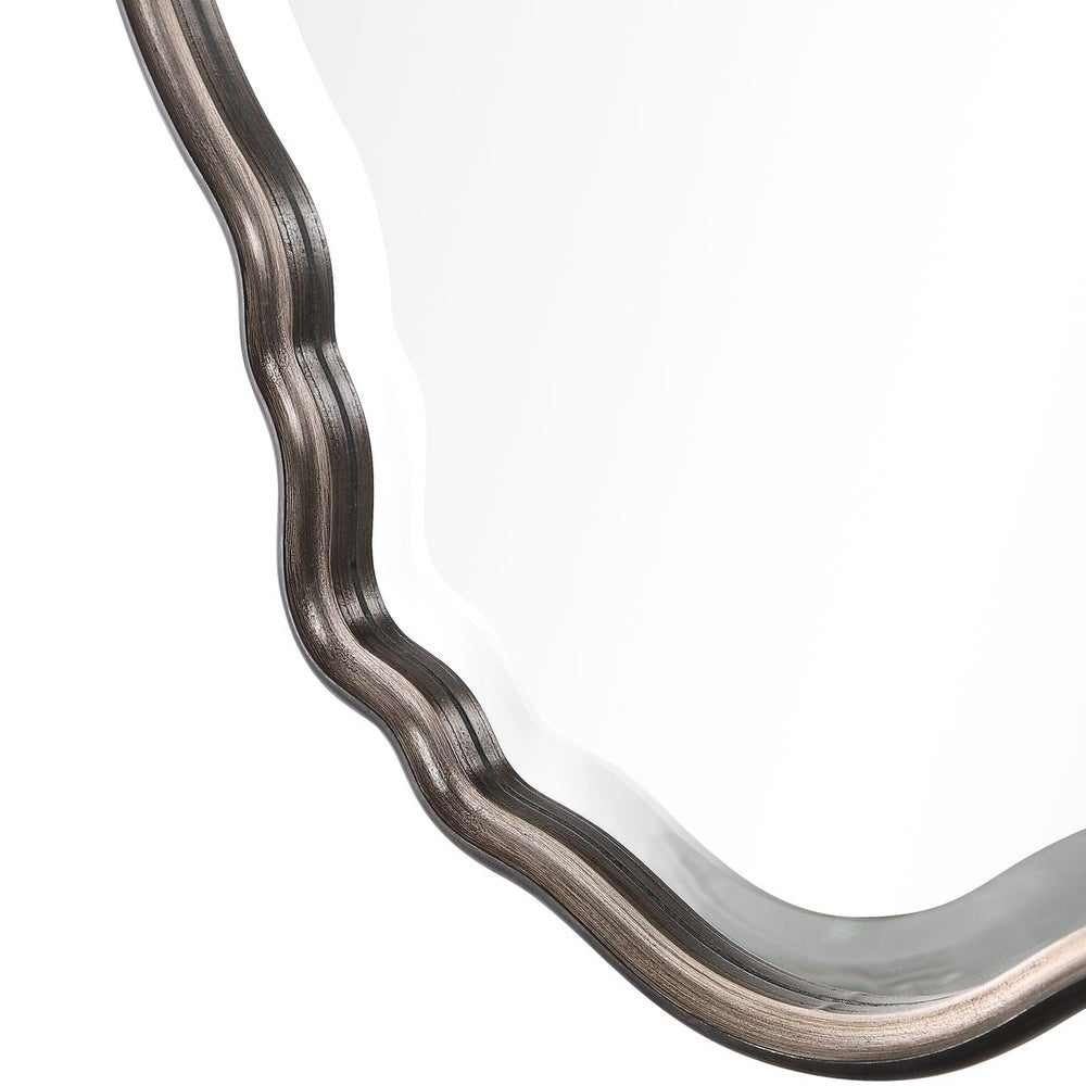 Casa Bella Living Curved Frame Dark Bronze Mirror - Image 3