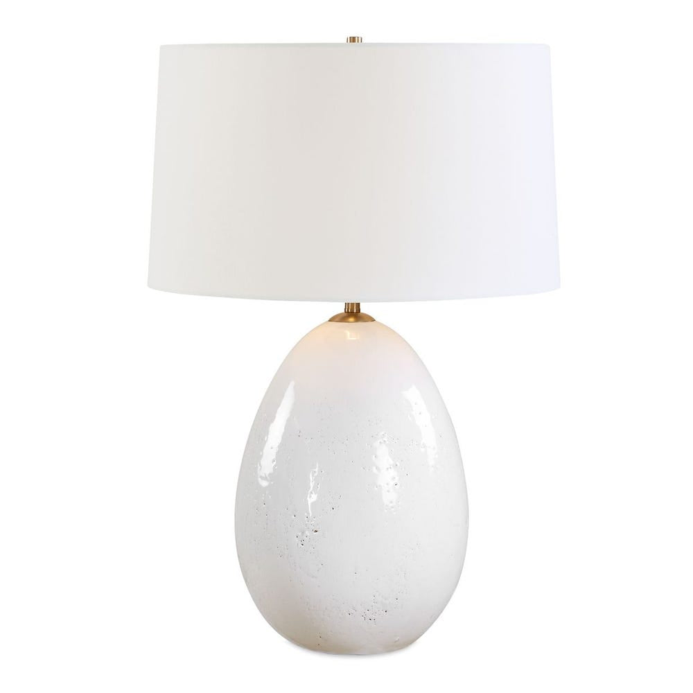 Uttermost Avery Ceramic White Table Lamp - Image 3
