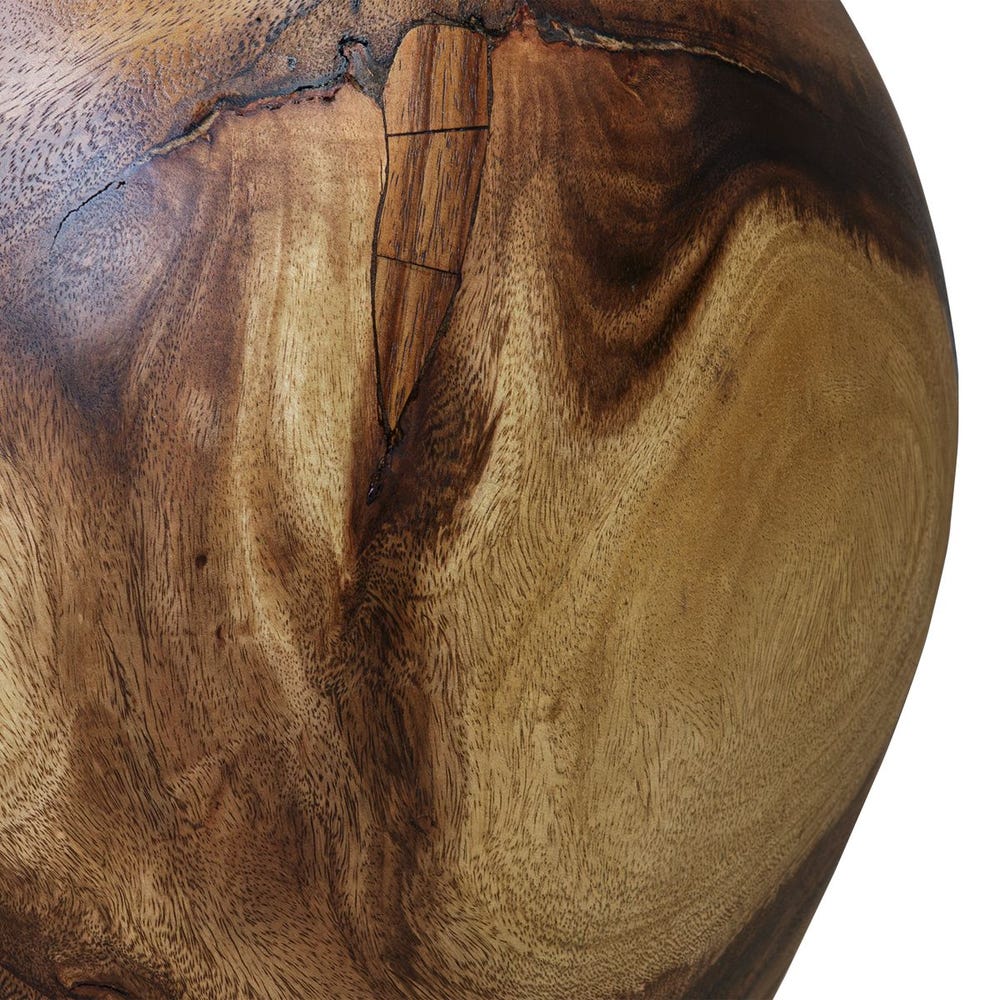 Uttermost Lomas Suar Wood Accent Stool - Image 3