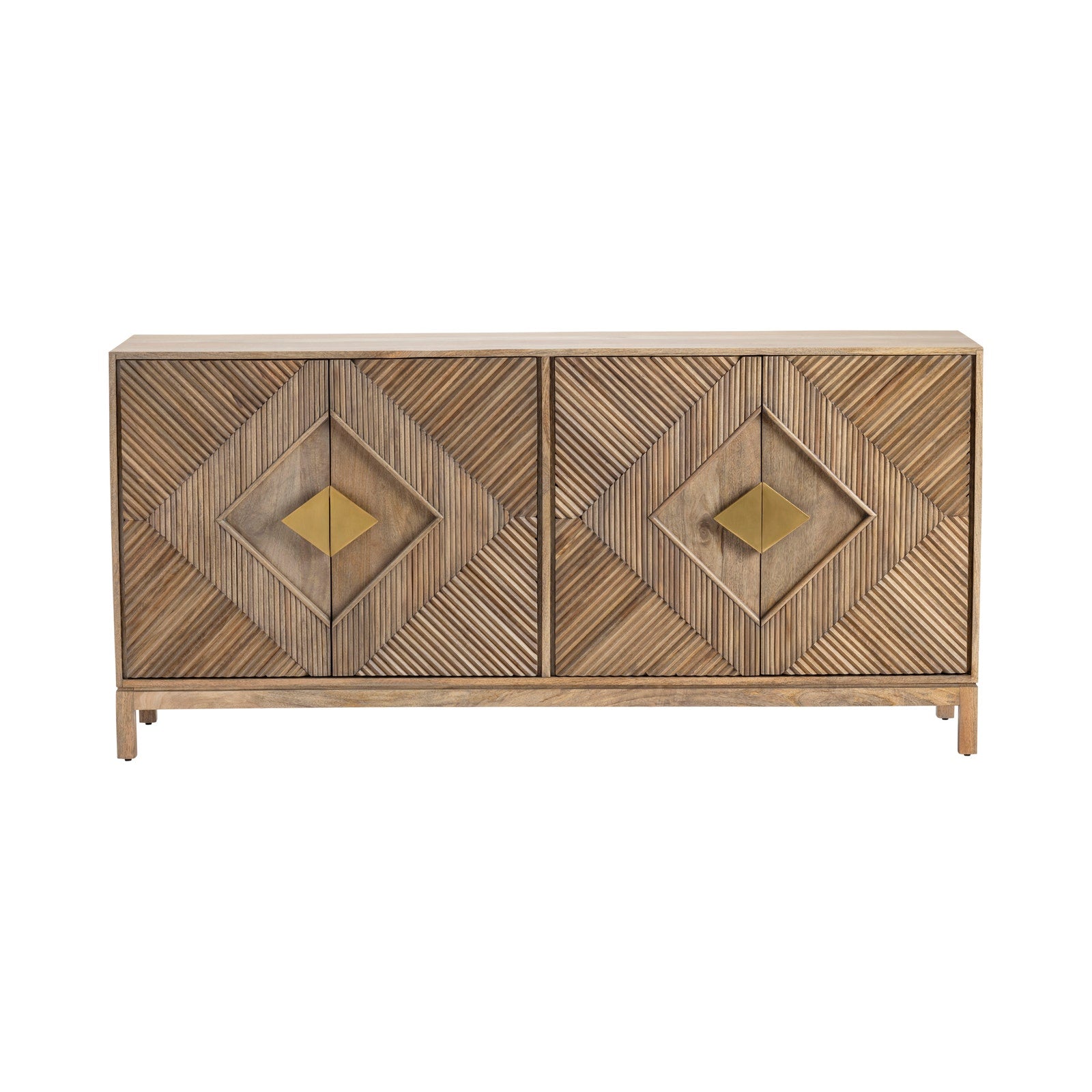 Crestview Collection Brookline Medium Brown Finished Sideboard - Image 3