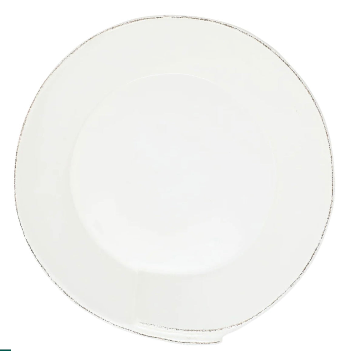 Vietri Lastra White Medium Shallow Serving Bowl ~ Handcrafted Italian Stoneware - Image 2