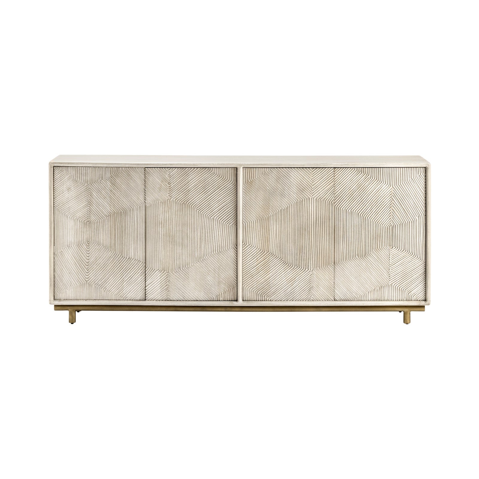 Crestview Collection Brighton Bleached Wood Sideboard - Image 2